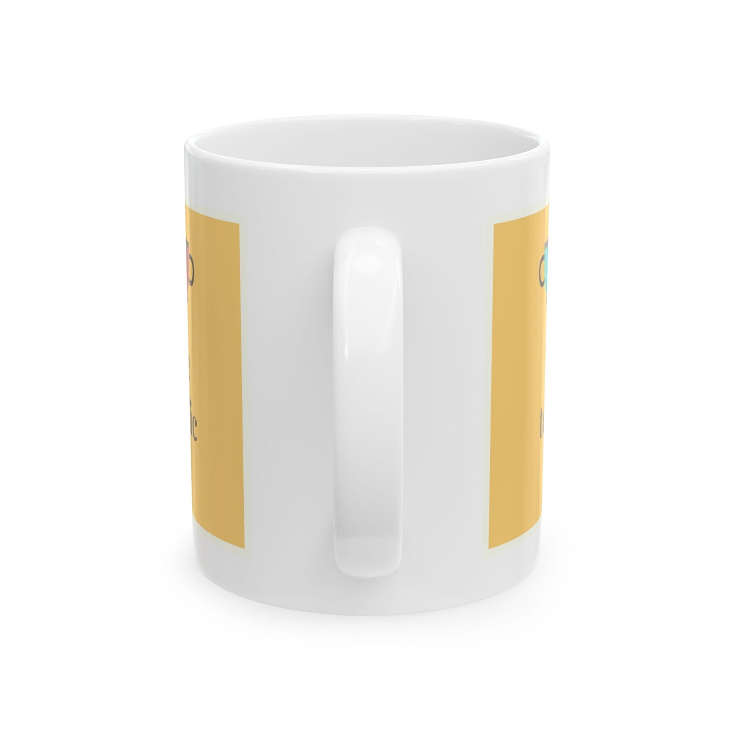 Terrific Mom Ceramic Mug, Funny Gift for Mom, Colorful Coffee Cup, Mother's Day Present, Love Quote Mug, Friendship Gift