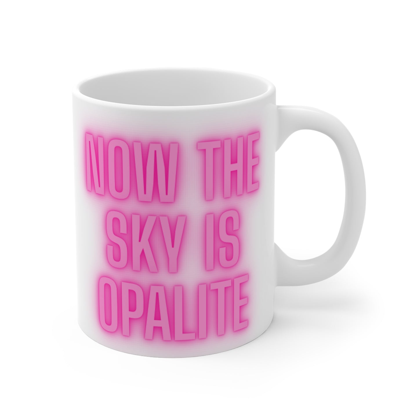 Now the sky is Opalite mug Aesthetic Home Decor, Unique Office Mug, swift swiftie