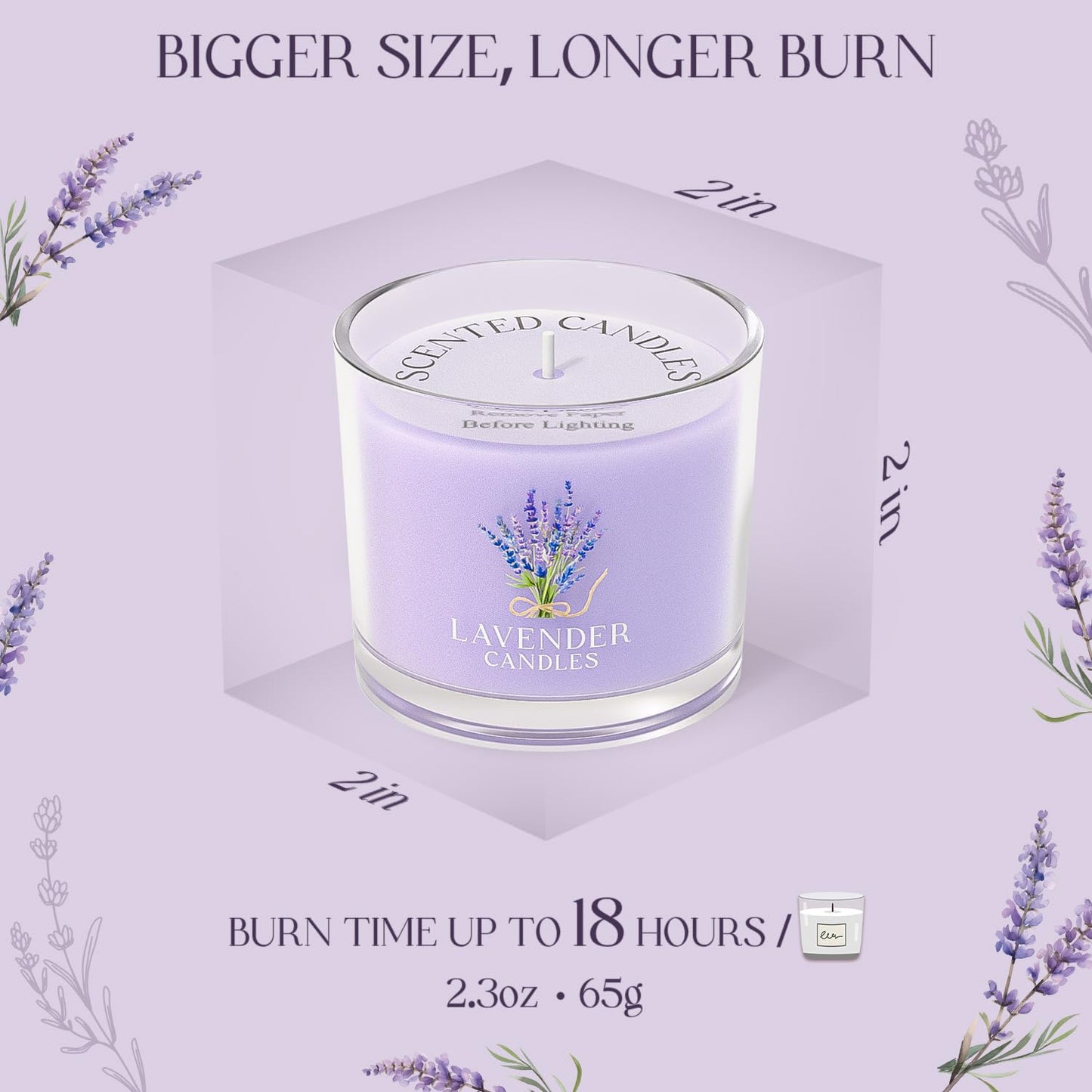 Scented Candles, Scented Candle Gift Set for Stress Relief, 3 Votive Candles for Women and Men, Birthday Candle Gifts for Women, Christmas Candles for Women (Pink + Purple + White, 7 oz)