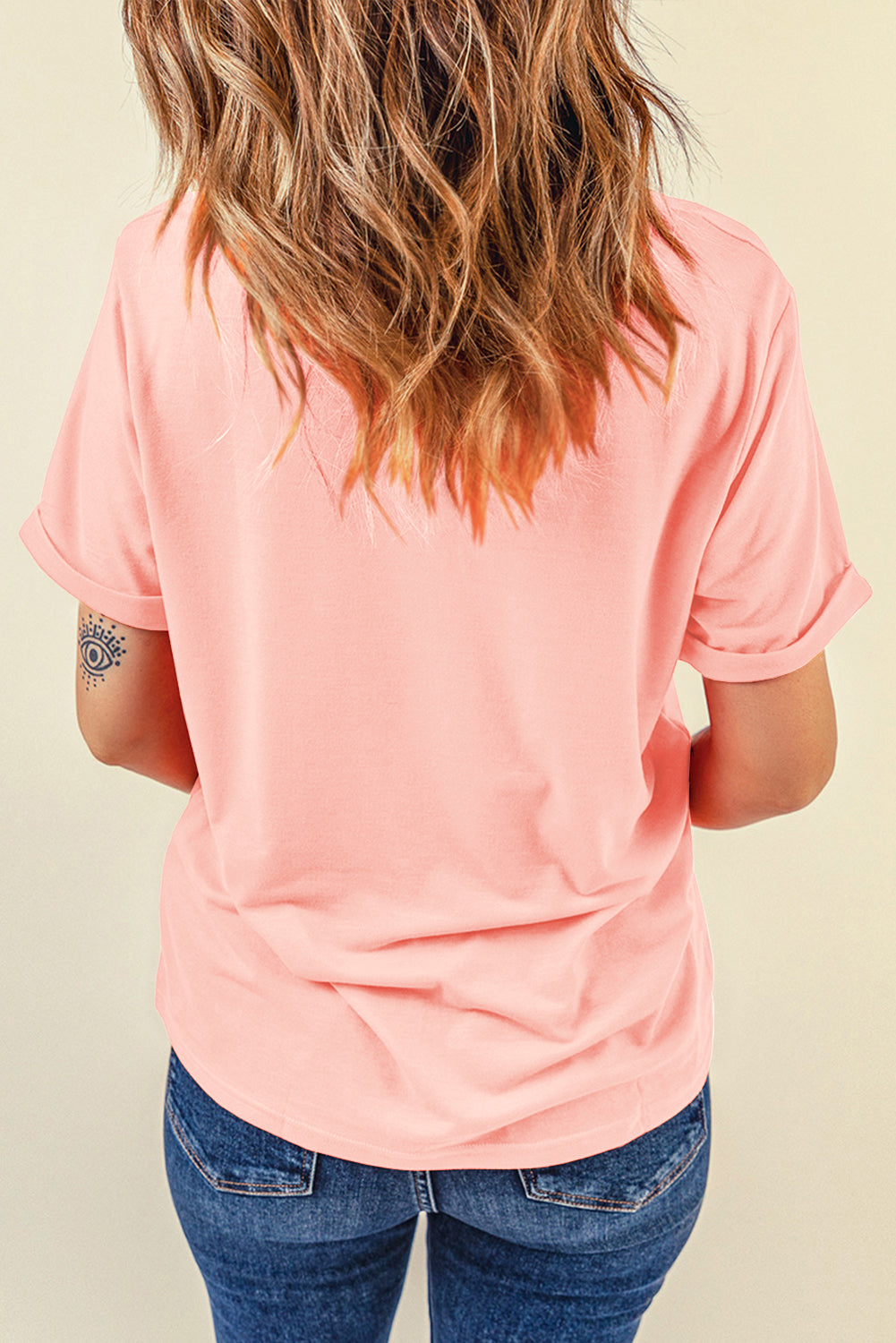 Pink FOOTBALL SEASON Graphic Game Day T Shirt