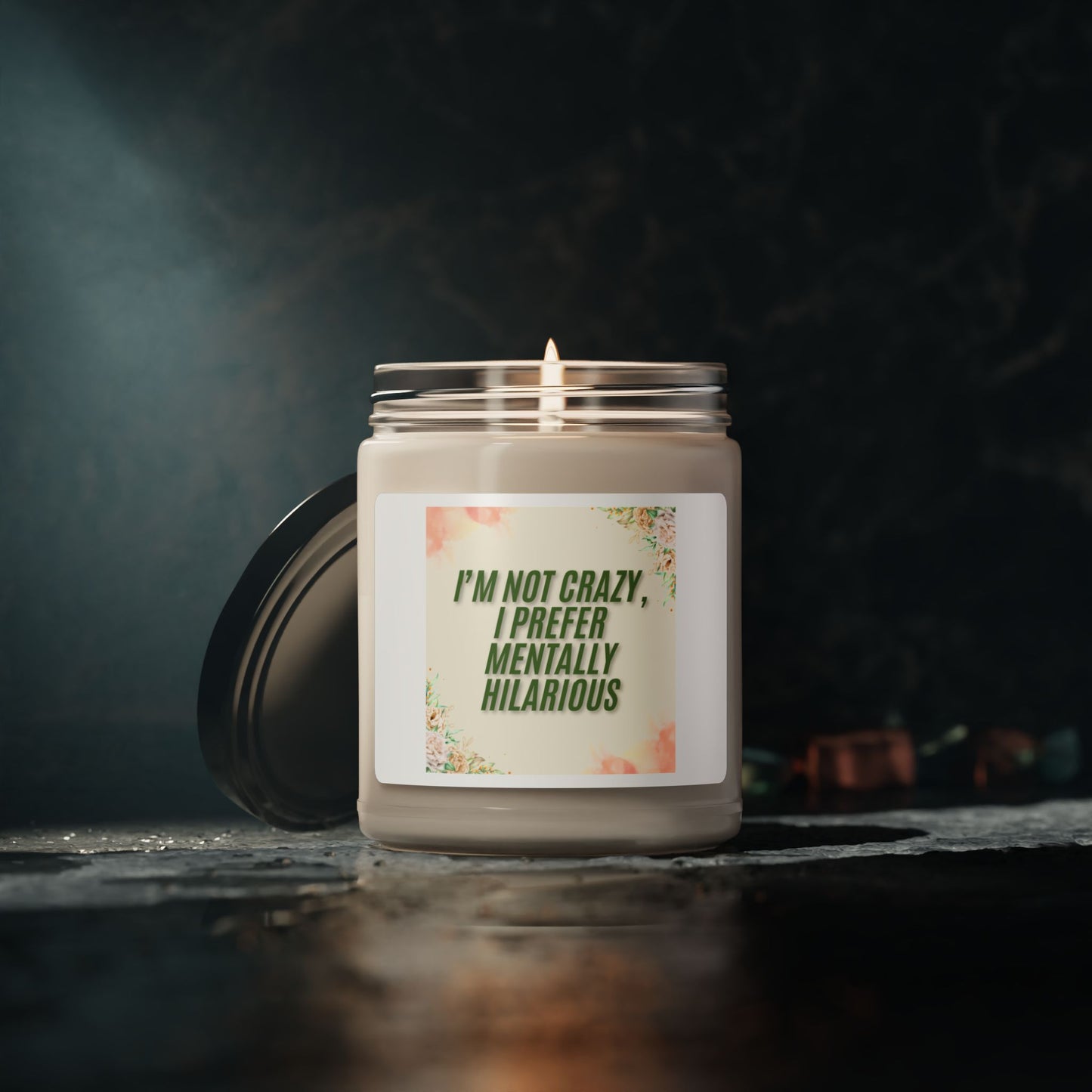 I'm not crazy, I prefer mentally hilarious Scented Soy Candle, 9oz