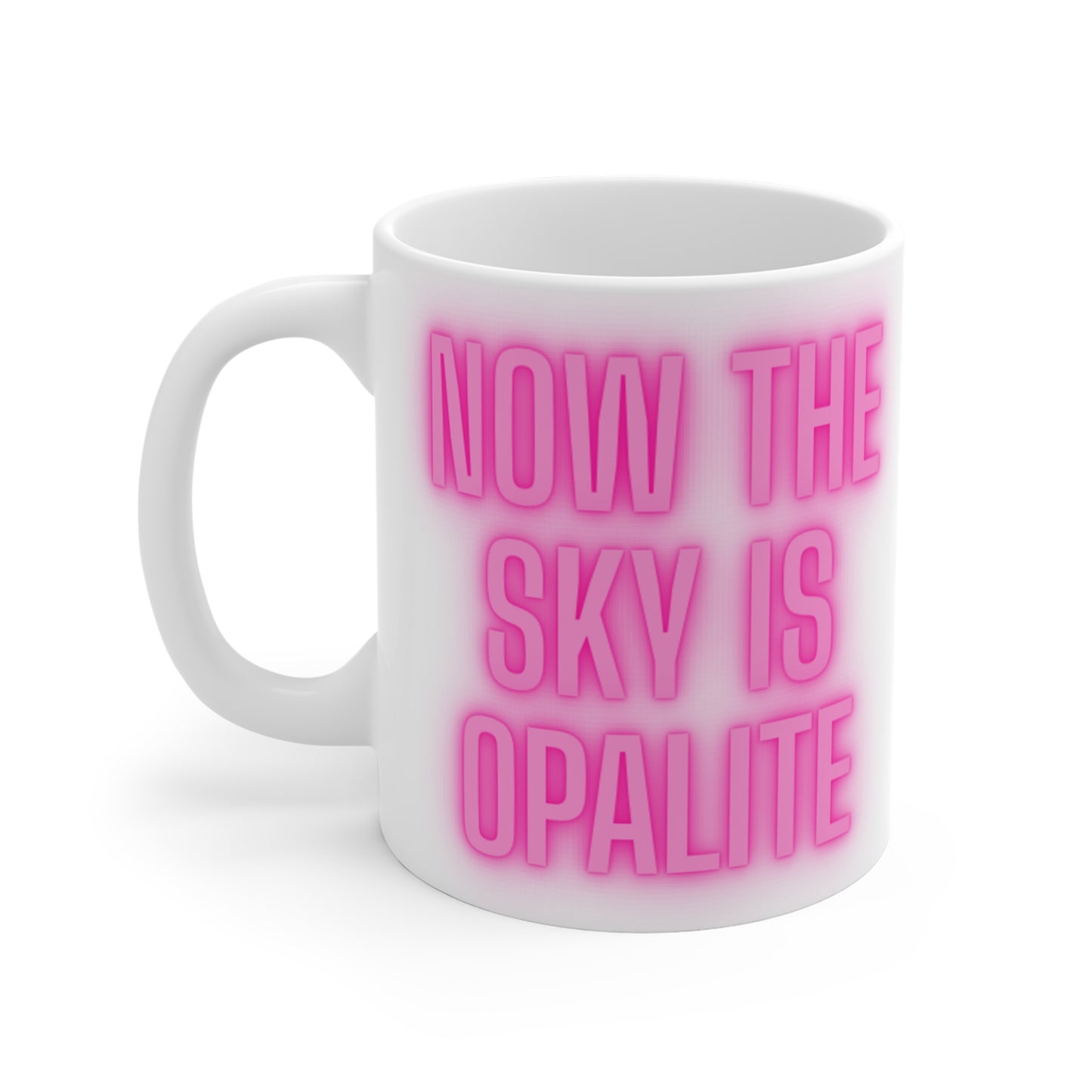 Now the sky is Opalite mug Aesthetic Home Decor, Unique Office Mug, swift swiftie