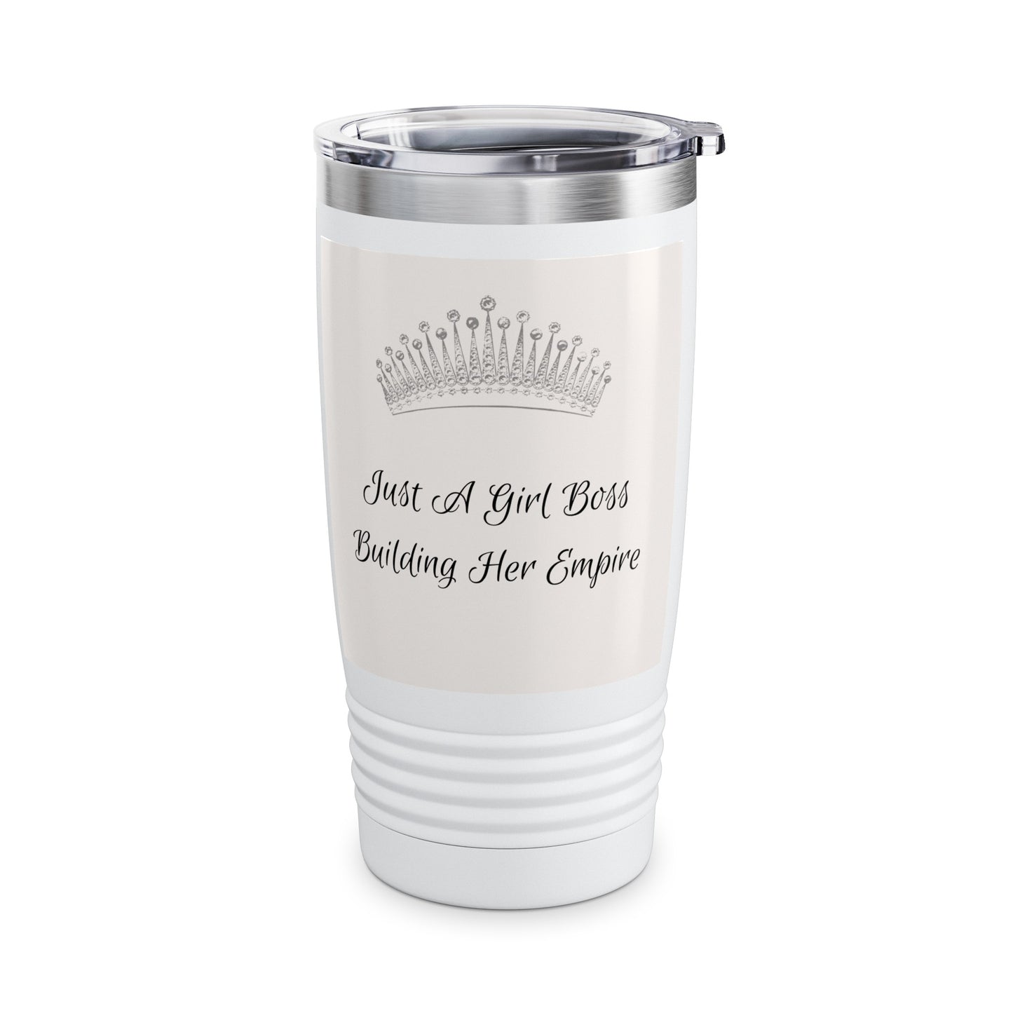 Just a girl boss building her empire travel coffee Ringneck Tumbler, 20oz
