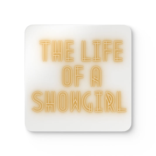 Corkwood Coaster Set of 4 The Life of a Showgirl Swift