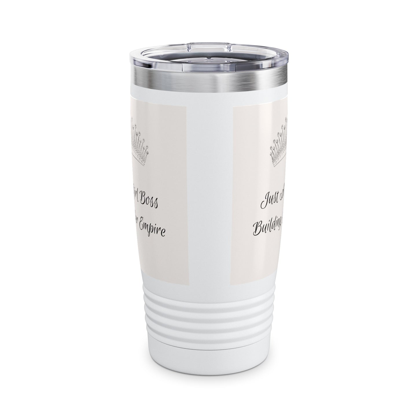 Just a girl boss building her empire travel coffee Ringneck Tumbler, 20oz