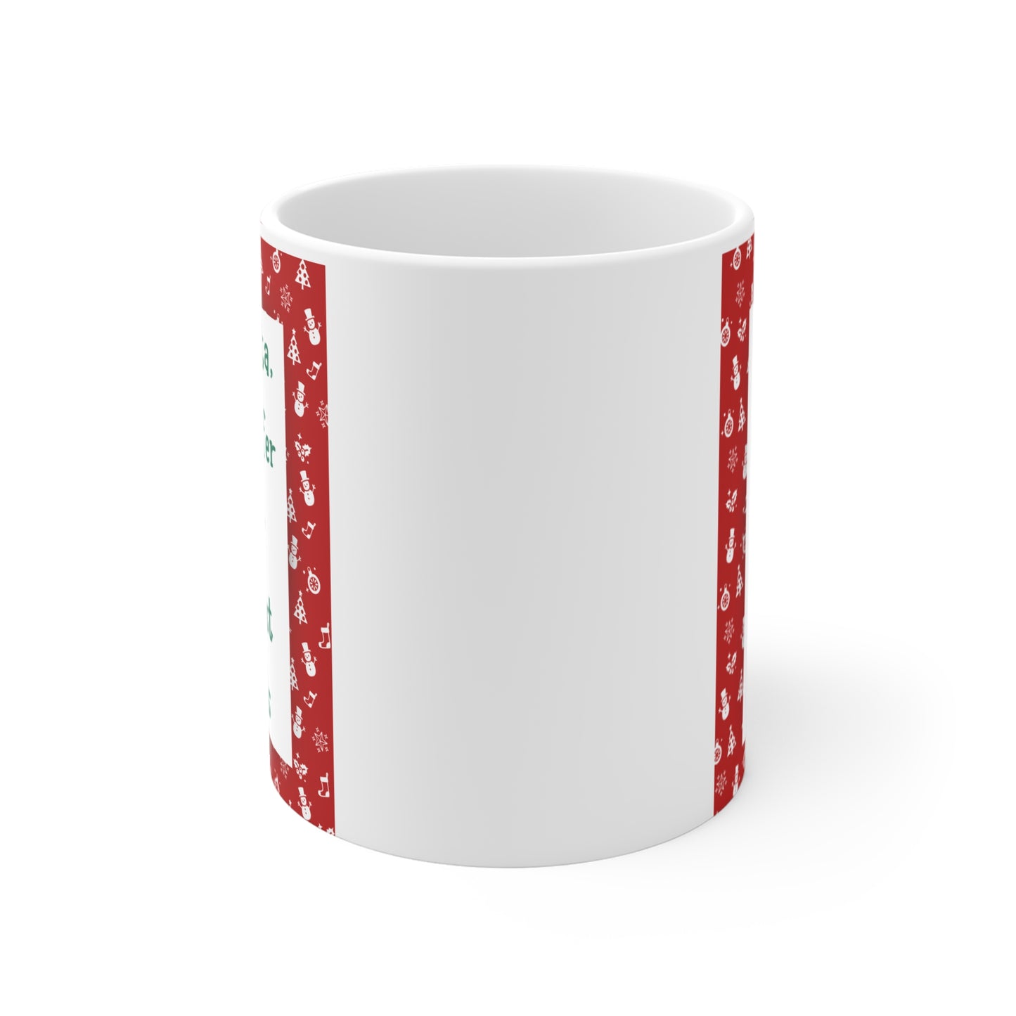 Christmas Mug - "Dear Santa, please refer to my Pinterest boards" Holiday Coffee Cup