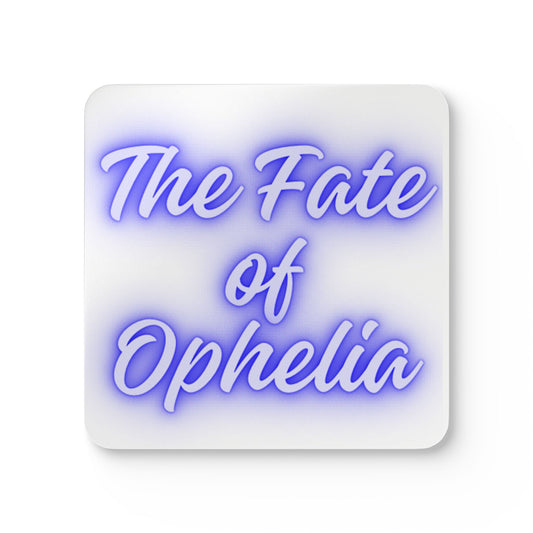 Corkwood Coaster Set of 4 - "The Fate of Ophelia" Decorative Drink Coasters Swift